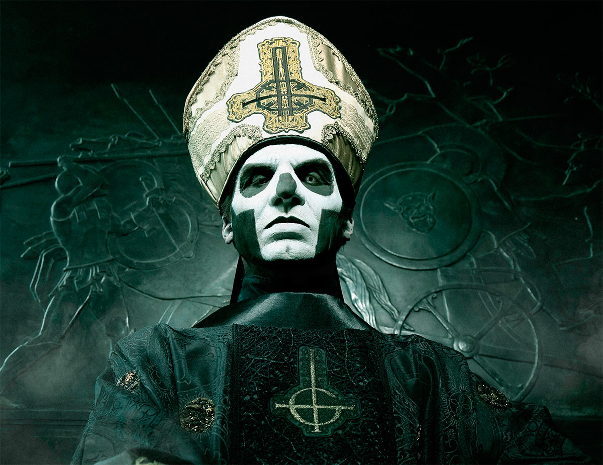 Las portadas de GHOST: El universo visual del Papa Emeritus - Hellpress