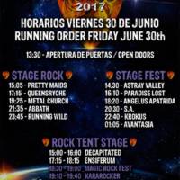 Rock Fest BCN 2017 - Viernes 30 de junio