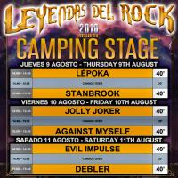 Leyendas del Rock 2018 - Camping Stage