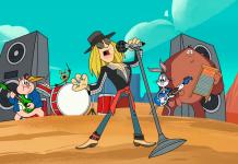 Axl Rose y los Looney Tunes tocan Rock The Rock