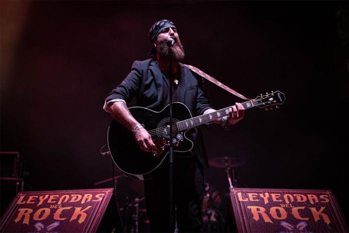 Alfred Romero con Dark Moor en Leyendas del Rock 2019