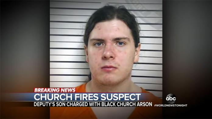 Holden Matthews se declara culpable de la quema de tres iglesias