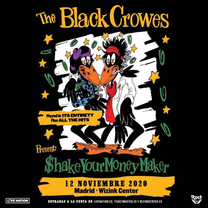 THE BLACK CROWES - Concierto en Madrid noviembre 2020