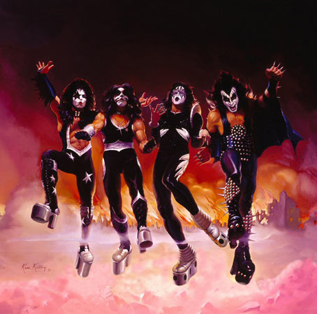 Kiss - Destroyer (portada original de Ken Kelly)