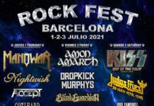 Rock Fest Barcelona 2021 previa del cartel por días