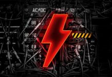 AC DC rayo logo Pwr Up