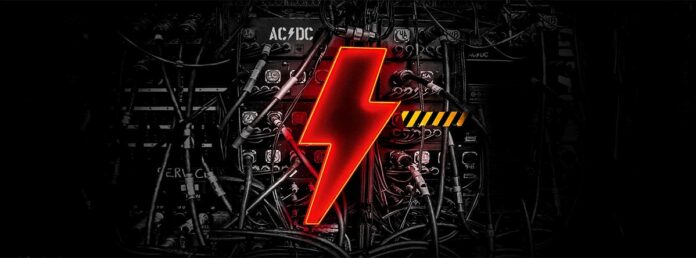 AC DC rayo logo Pwr Up