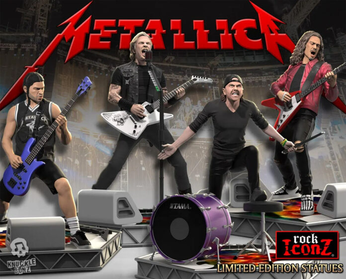 Estatuas Knucklebonz Rock Iconz de Metallica