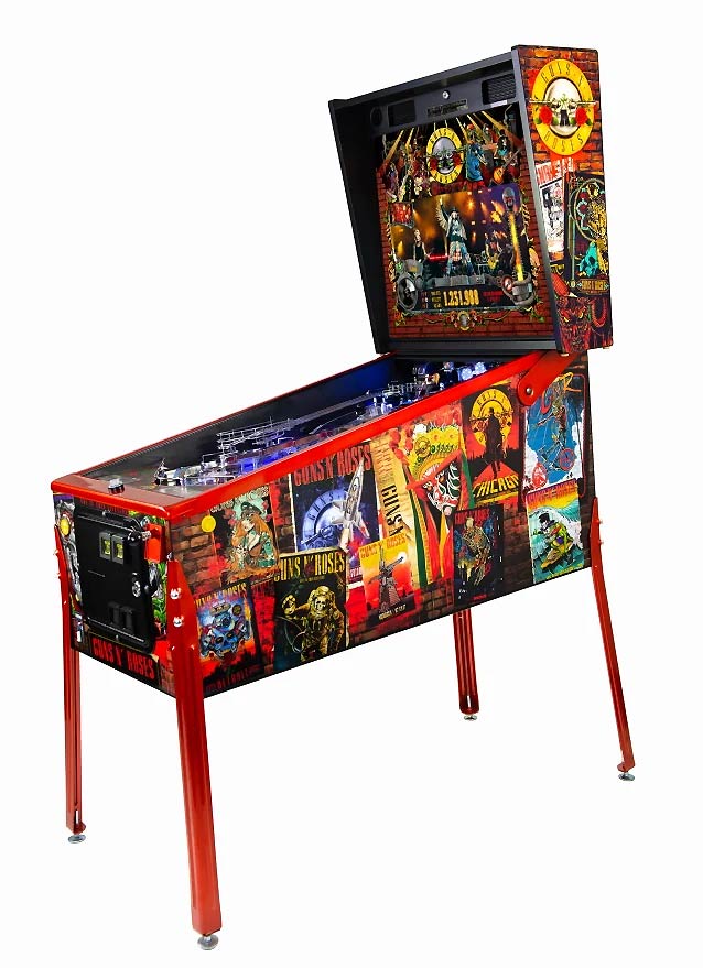 Máquina de pinball de Guns N Roses