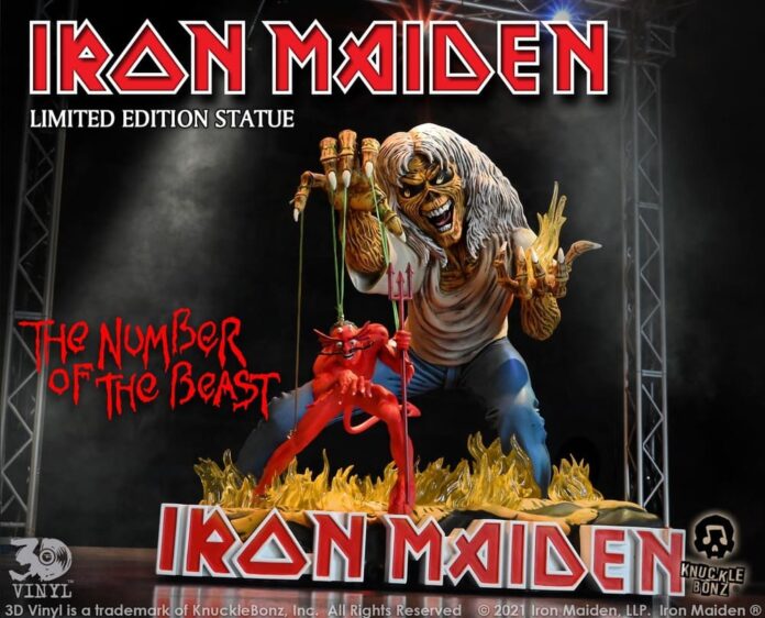 Estatua 3D de The Number Of The Beast de Iron Maiden