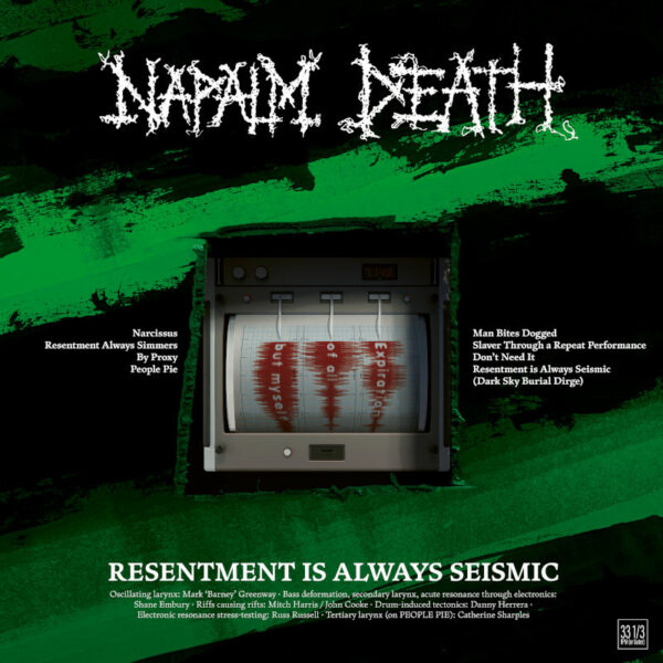 NAPALM DEATH - Resentment Is Always Seismic