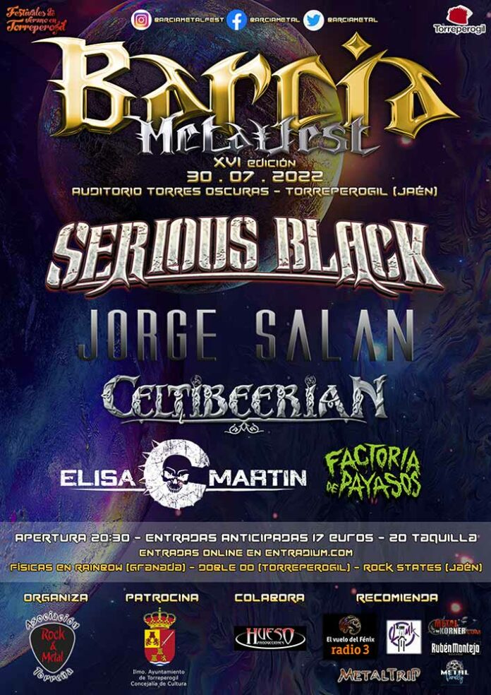 Cartel de Barcia Metal Fest 2022