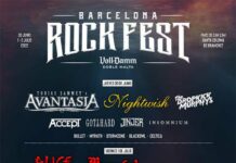 Cartel de Barcelona Rock Fest 2022 con Avantasia