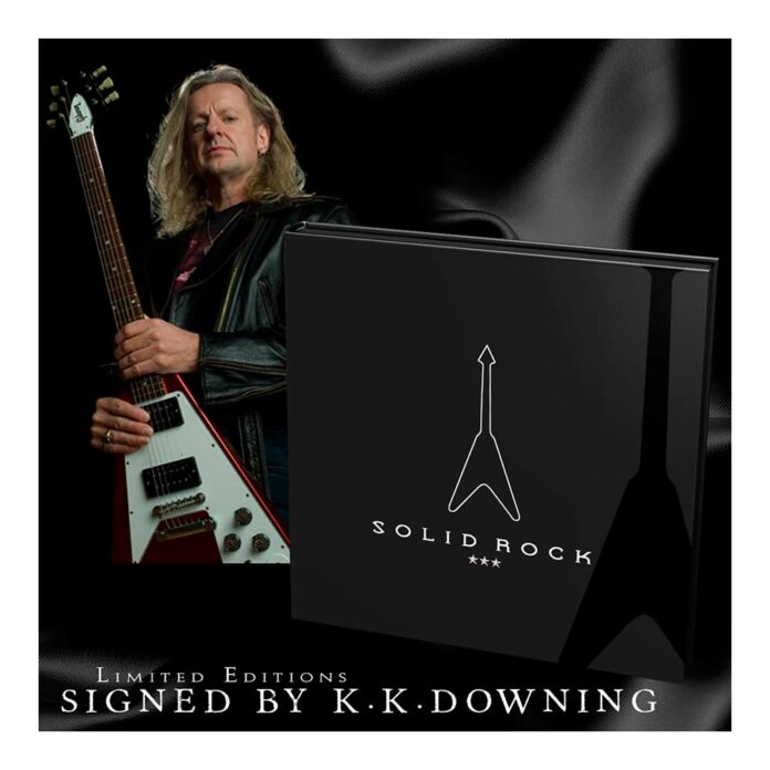 El libro Solid Rock de KK Downing