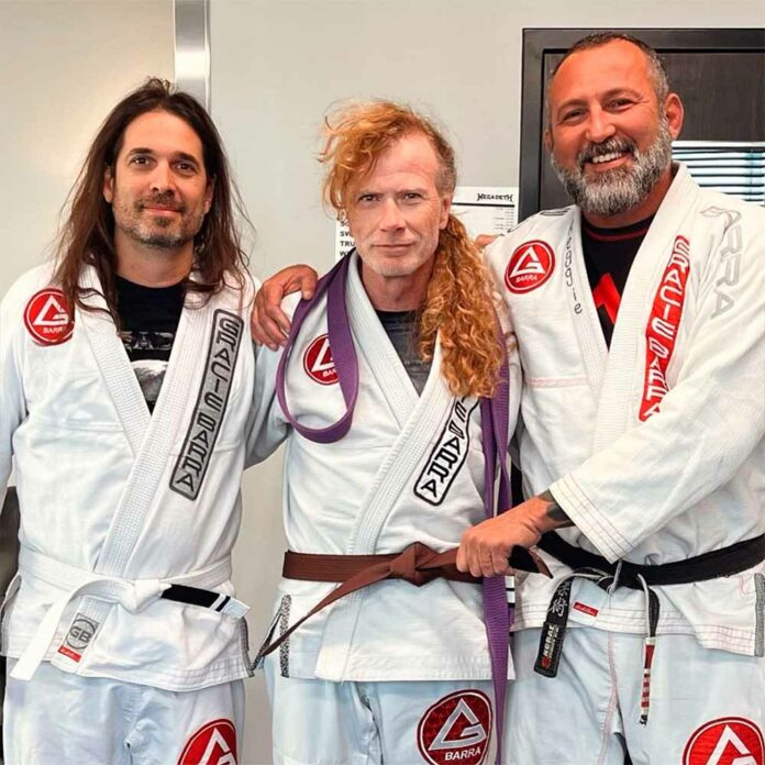 Dave Mustaine, cinturón marrón en jiu-jitsu brasileño