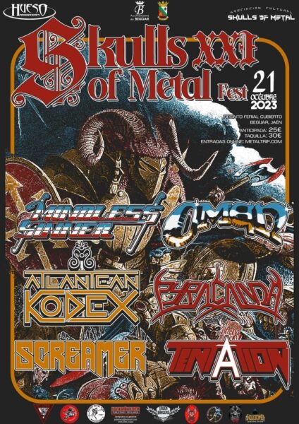 Cartel de Skulls Of Metal 2023