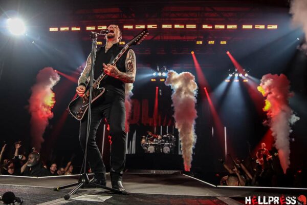 Michael Poulsen de Volbeat en Barcelona