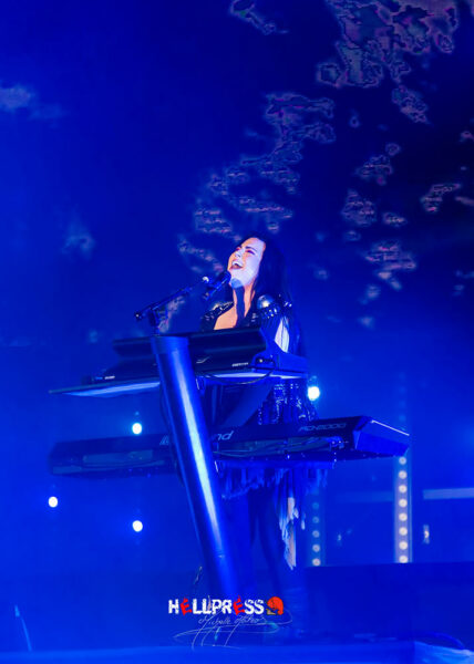 Amy Lee al piano en Madrid