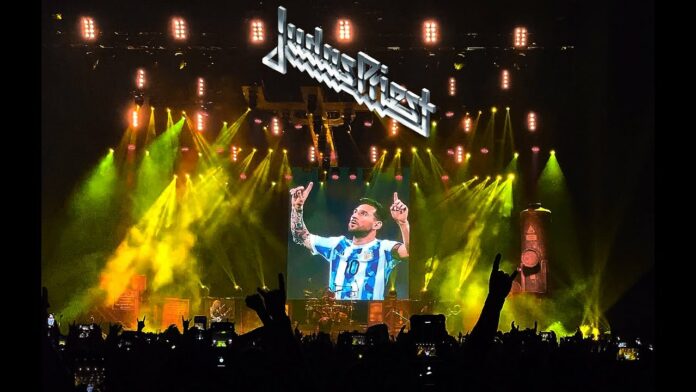 JUDAS PRIEST muestra su apoyo a Leo Messi y a Argentina en Buenos Aires