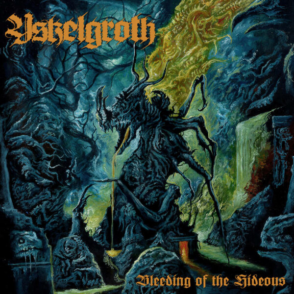 Portada del segundo disco de YSKELGROTH "Bleeding Of The Hideous"