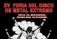 Cartel de la XV Feria del Disco de Metal Extremo 2023
