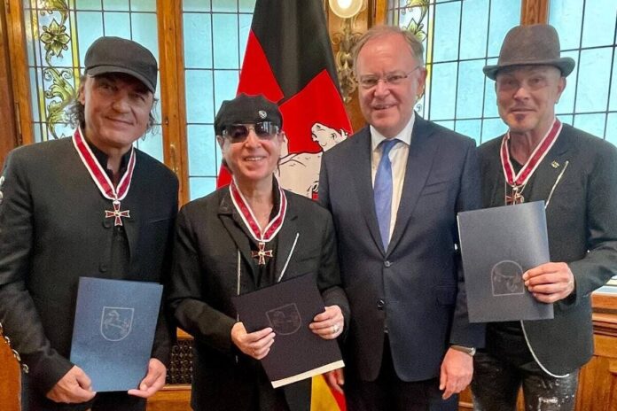 Scorpions recibe la Gran Cruz del Mérito de Baja Sajonia