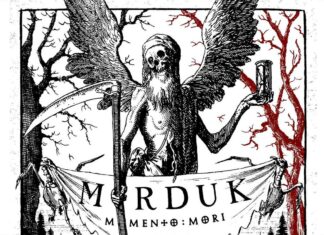 Detalle de la portada de Memento Mori, álbum de Marduk