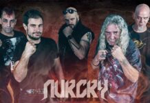 La banda de Heavy Metal Nurcry, con Kike Fuentes como cantante