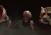 Till Lindemann en el vídeo de Zunge