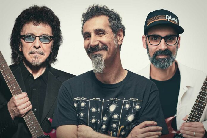 Tony Iommi de Black Sabbath, Serj Tankian de System Of A Down y Cesar Gueikian forman Gibson Band