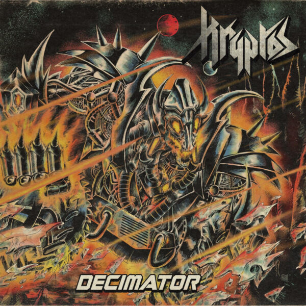 Portada del álbum de KRYPTOS "Decimator"