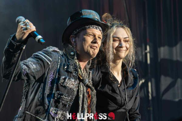 Tobias Sammet y Adrienne Cowan de Avantasia en Rock Imperium Festival 2024