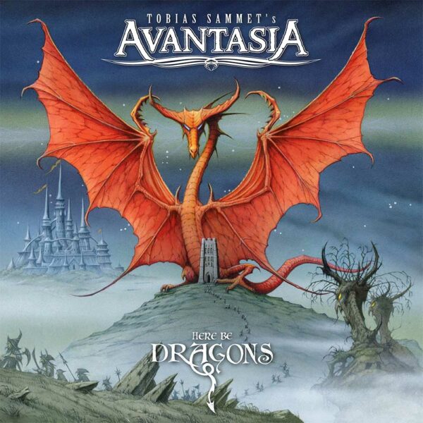 Portada de Here Be Dragons, disco de Avantasia