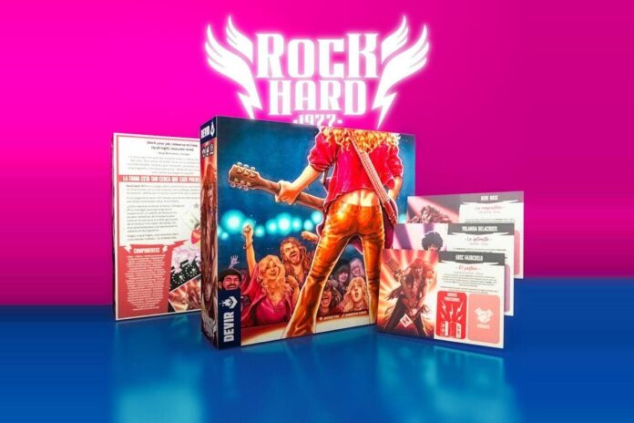 El juego de mesa Rock Hard 1977