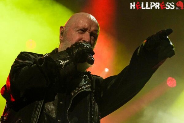 Rob Halford en el concierto de Judas Priest en Bilbao