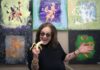 Los cuadros de Ozzy Osbourne pintados junto a chimpancés