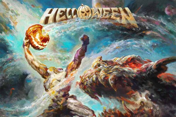 Detalle de la portada de Giants And Monsters de Helloween