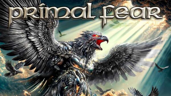 Detalle de la portada de "Domination", disco de Primal Fear