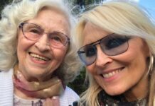 Doro Pesch con su madre