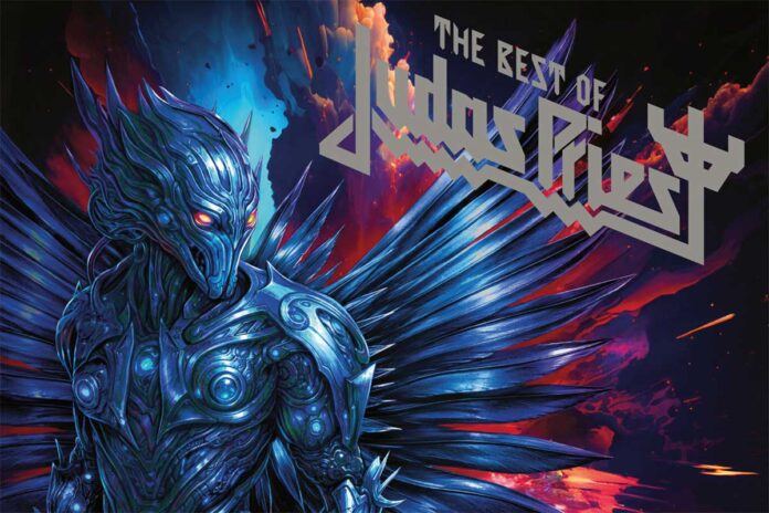 Detalle de la portada del disco The Best Of Judas Priest