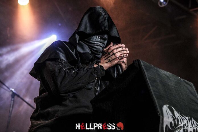 Wildness Perversion de Mortuary Drape en la Feria del Disco de Metal Extremo de Madrid