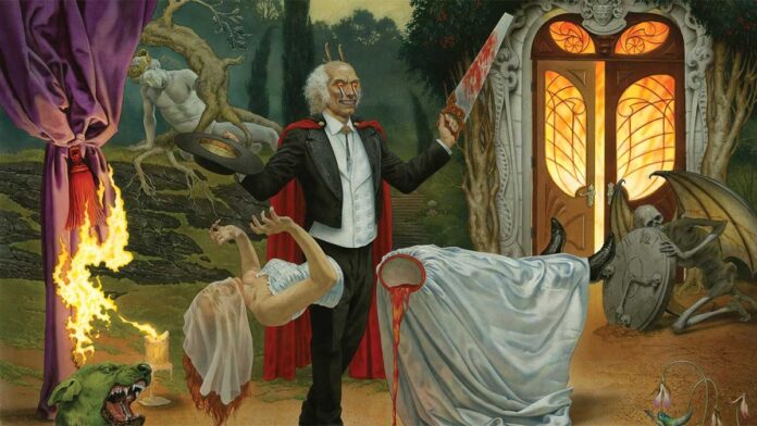 Detalle de la portada de Cursum Perficio de Anthrax