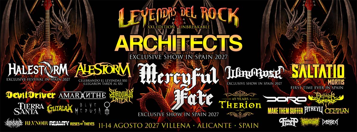 Leyendas del Rock 2027: grupos, entradas e información del festival