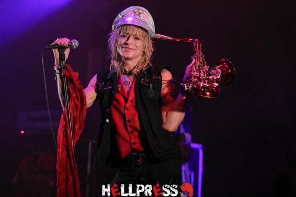 Michael Monroe en concierto en el festival Rock The Sun 2026 de Barcelona