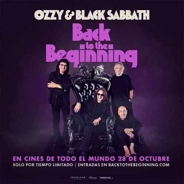 Back To The Beginning, con lal última actuación de Ozzy y Black Sabbath, llega a los cines españoles