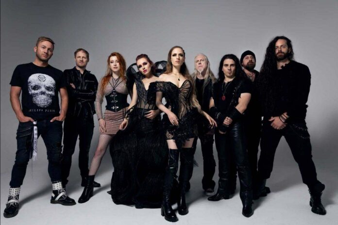 Delain con los cantantes invitados de su nuevo disco