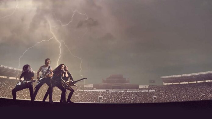 Detalle del cartel de la película Wind Of Change de Scorpions